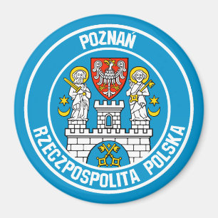 Imán Poznań Round Emblem