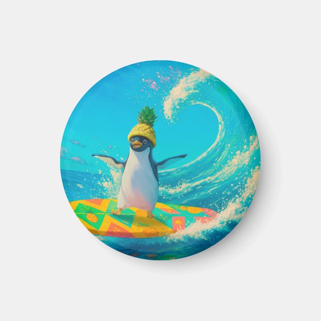 Imán PP the Penguin – Surfing the Wave (Frente)