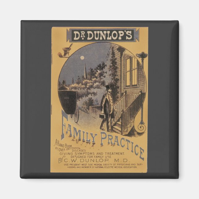 Imán Práctica familiar de Dunlop, Médica de portada de  (Frente)