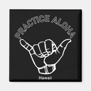 Imán Práctica hawaiana Aloha Shaka (suelta)