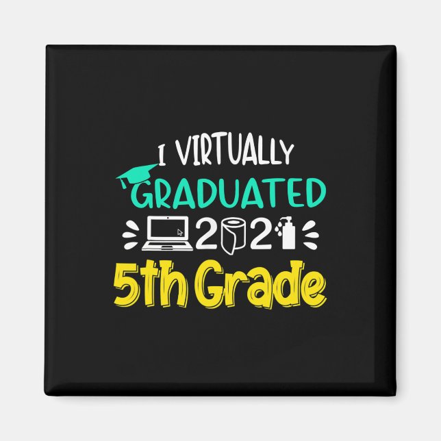 Imán Prácticamente Graduado de 5º Grado O (Frente)