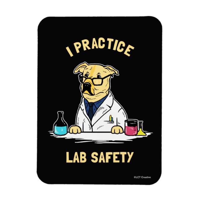 Imán Practico la seguridad de laboratorio (Vertical)