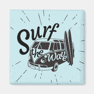 Imán Practique surf la onda