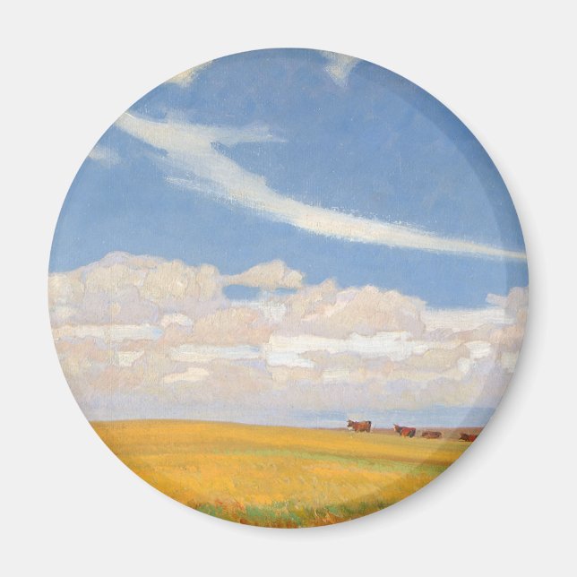 Imán Pradera después de la tormenta de Maynard Dixon, A (Frente)