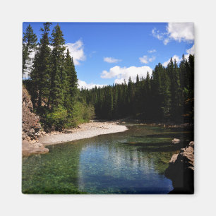 Imán Prados Kananaskis de la canoa