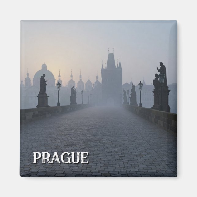 Imán Praga Charles Bridge Travel (Frente)