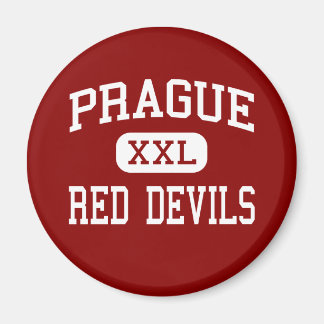Imán Praga - Diablos Rojos - Alto - Praga Oklahoma