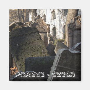 Imán Praga, piedra del cementerio judío (imán frigor