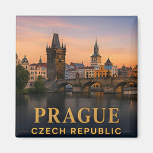 Imán Praga República Checa Destino de Viaje Histórico