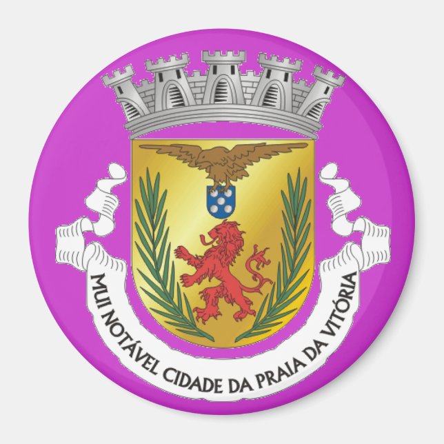 Imán Praia da Vitoria* Terceira Azores Magnet (Frente)