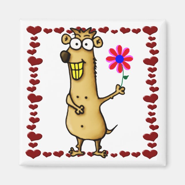 Imán Prairie Dog Love Magnet (Frente)