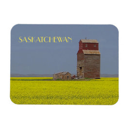 Imán Prairie Elevator Landscape Magnet