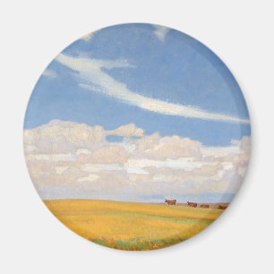 Imán Prairie tras tormenta de Maynard Dixon, arte vinta