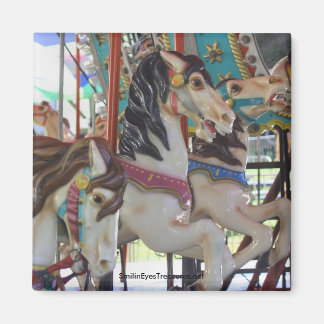 Imán Prancers silenciosos Carrusel Horse Magnet