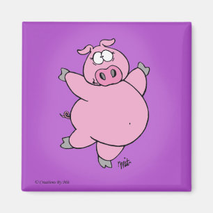 Imán Praning Pig Magnet