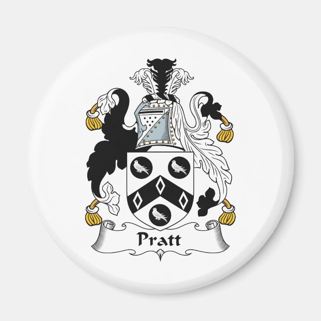 Imán Pratt Family Crest (Frente)