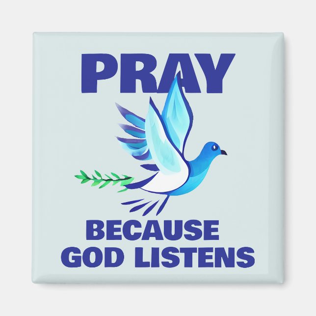 Imán PRAY Poster (Frente)