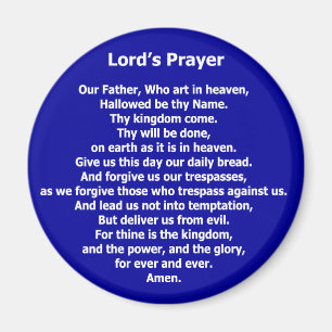 Imán Prayer Magnet - azul de señor
