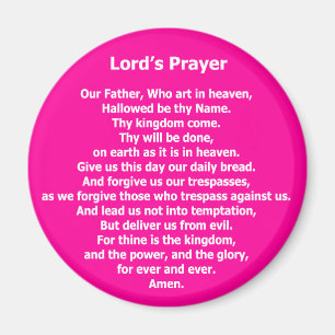 Imán Prayer Magnet - rosa de señor