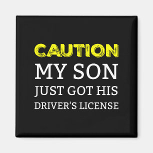 Imán Precaución Mi Hijo Acaba de Obtener su Licencia de