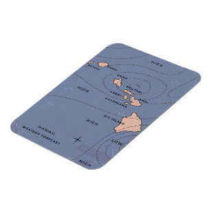 Imán Predicción del tiempo de Hawaii Vintage