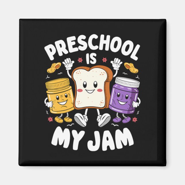Imán Preescolar Es Mi Pasión Profesor de Mantequilla de (Frente)