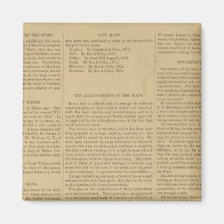 Imán Preface Atlas del estado de Maine