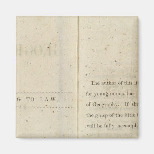 Imán Prefacio Lector geográfico para niños de Dixie