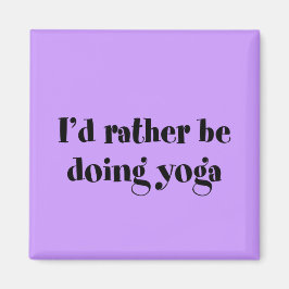 Imán Preferiría Hacer Yoga