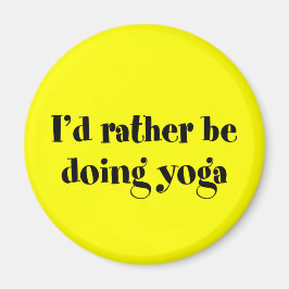 Imán Preferiría Hacer Yoga