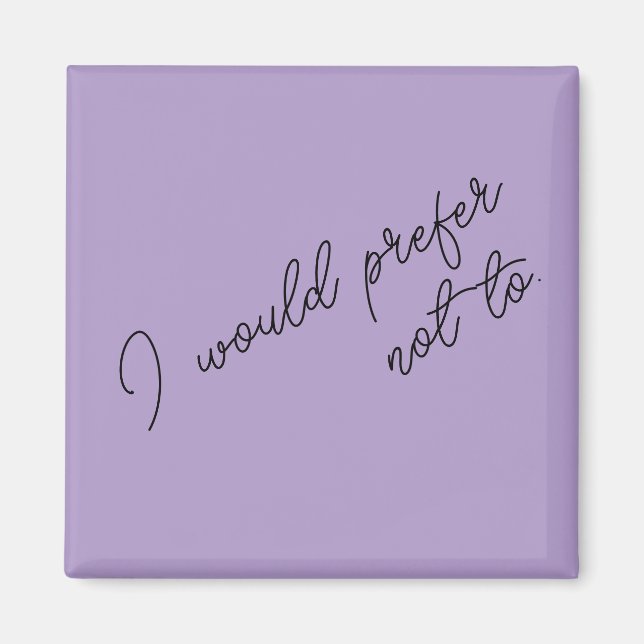 Imán Preferiría No (Frente)