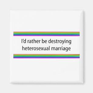 Imán Prefiero destruir el matrimonio heterosexual