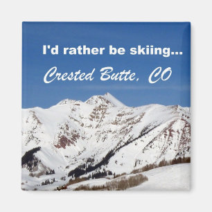 Imán Prefiero esquiar, Crested Butte, CO
