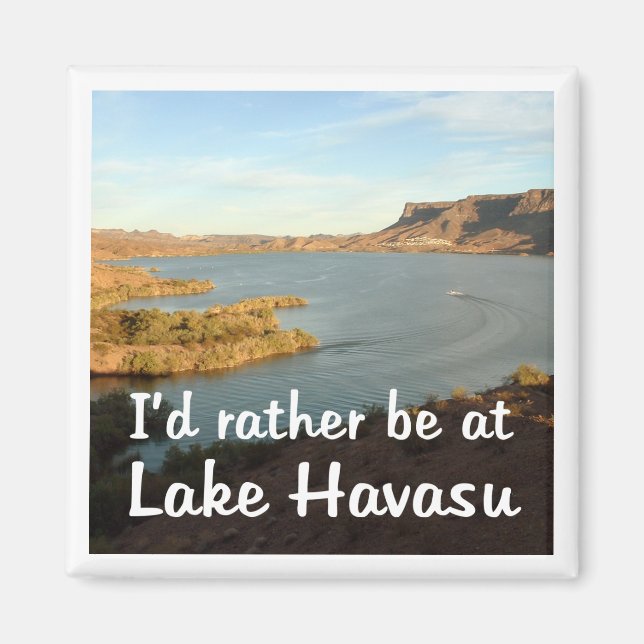 Imán Prefiero estar en el lago Havasu (Frente)