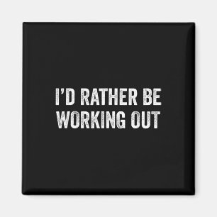 Imán Prefiero estar entrenando Gimnasio Fitness Culturi