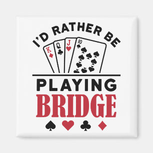 Imán Prefiero jugar a la tarjeta puente de Guay Bridge