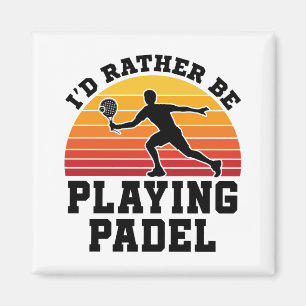 Imán Prefiero Jugar Padel