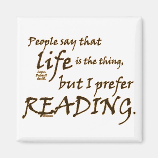 Imán Prefiero leer (Frente)