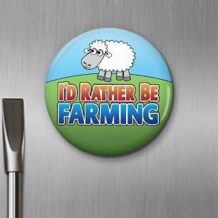 Imán ¡Prefiero ser agricultor! (Agricultura virtual)