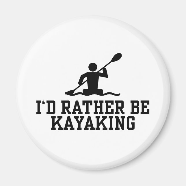 Imán Prefiero ser kayak (Frente)