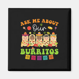 Imán Pregúntame sobre Burritos Taco Mexicano Nicu Enfer