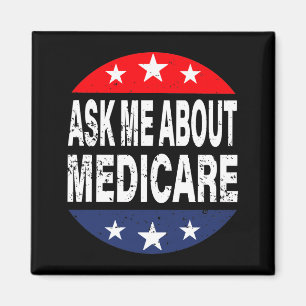Imán Pregúntame sobre el Agente de Seguros de Medicare 