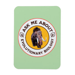 Imán Pregúntame sobre la biología evolutiva mamut lúgub