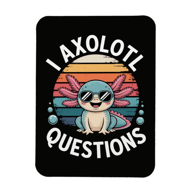 Imán Preguntas sobre Ajolotes (Vertical)