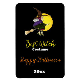 Imán Premio al mejor disfraz de bruja de Halloween