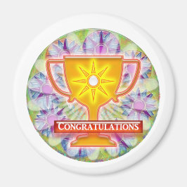 Imán PREMIO artístico : FELICITACIONES DE texto