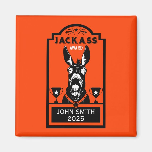 Imán Premio Jackass (Frente)