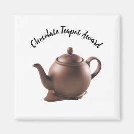 Imán Premio Teapot de chocolate
