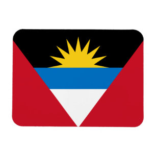 Imán premium de bandera de Antigua y Barbuda