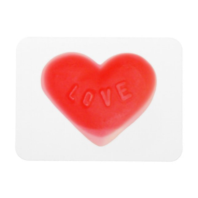 Imán premium de corazón dulce (Horizontal)